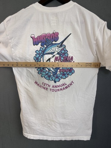 Huggo’s Wahine fishing tournament T-shirt Na Pua ‘O Ke Kai 2007 Women’s Medium  - Picture 6 of 8