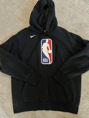 NBA Nike Hoodie Black Sweatshirt Hood Flawless No Cracks Men s Size Large L