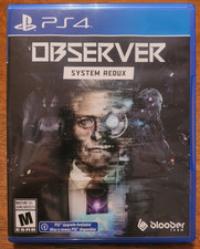 OBSERVER SYSTEM REDUX Sony PlayStation 4 COMPLETE TESTED Survival Horror PS4 CIB