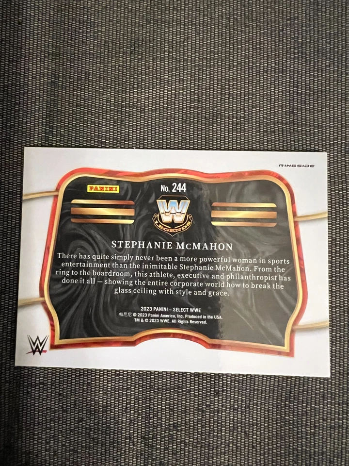 2023 Panini Select WWE Stephanie McMahon Ringside #244 - Image 2 of 4