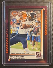 2025 Panini Donruss Stat Line Rome Odunze /54