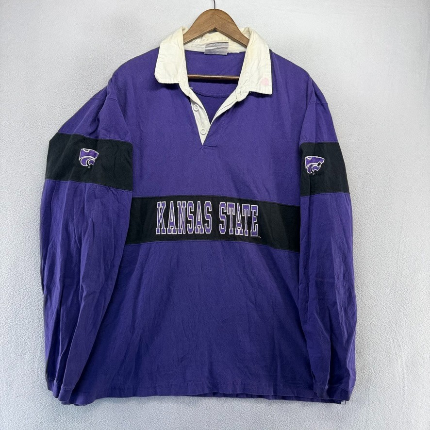 Vintage Kansas State University Rugby Shirt Men
