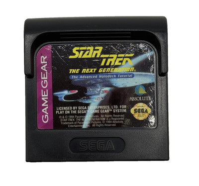 Star Trek Next Generation Advanced Holodeck Sega Gear 1998 Game Cart Only Tested