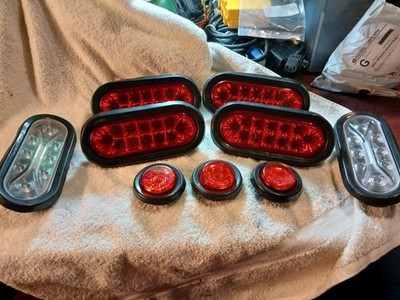 WHELAN,  UTILITY LIGHTING, MIXED LOT, SET OF 9
