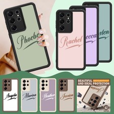 Personalised Skin Phone Case For Samsung S26 S25 Ultra S24 A17 Solid Color Cover
