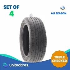 Set of (4) Used 235/55R19 Linglong Crosswind HP010 Plus 105V - 6.5-7/32