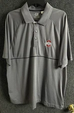 Ohio State Buckeyes Shirt Mens XL Gray NCAA Football Cutter & Buck Polo