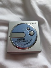 BBC Branded Portable Fm Radio 3.5mm Jack Out, 2xaaa Batteries To Power