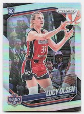 2025 Panini Prizm WNBA #104 Lucy Olsen Silver Prizms Washington Mystics