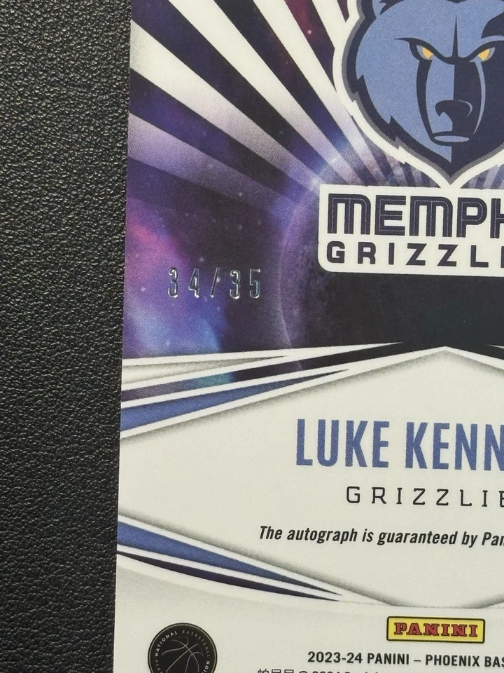 2023-24 Panini Phoenix - Stellar Signatures #SS-LKK Luke Kennard /35 Auto - Image 3 of 3