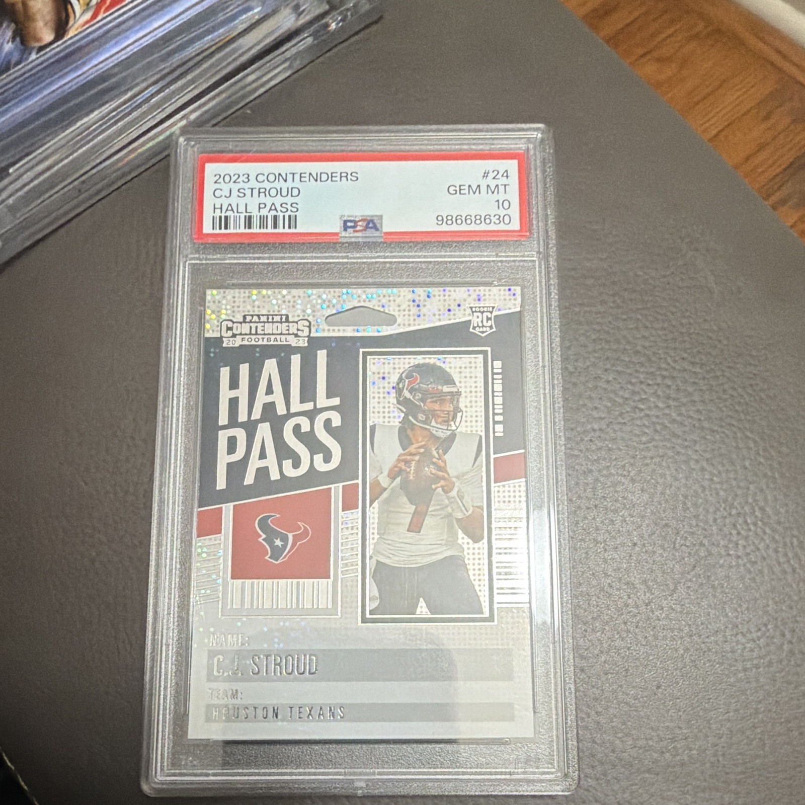 CJ Stroud Panini Contenders Hall Pass #24 Base