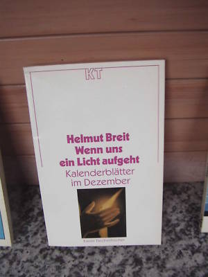 Wenn und ein Licht aufgeht, Kalenderblätter im Dezember