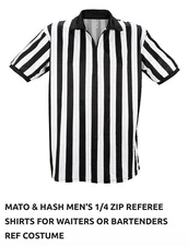 Mato And Hash Quarter Zip Referee Polo 2XL XXL NWT