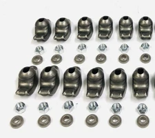 ROCKER ARMS+BALLS+NUTS SET (12) - 4.3 V6 GMC Chevy Self-Aligning 1987-91 VIN Z
