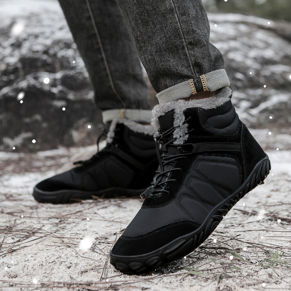 SAOLA Stivaletti alti stivaletti box punta larga stivali da neve invernali per viaggi outdoor