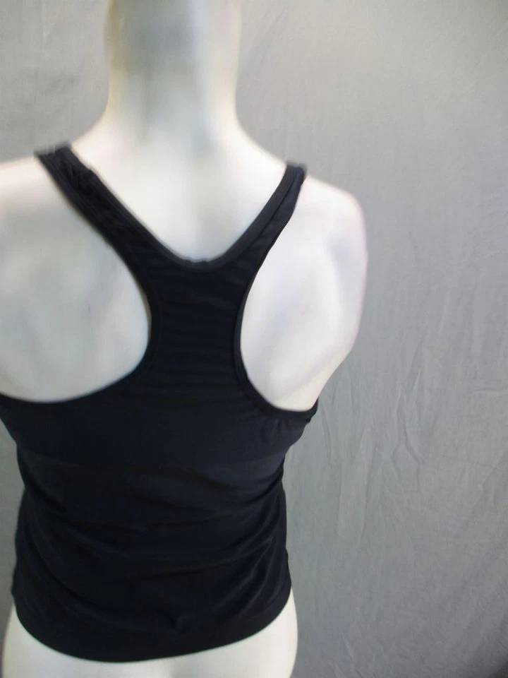 Nike Size 10 Girls Black Active Sleeveless Training Performance Tank Top 7W092 - Image 4 of 4