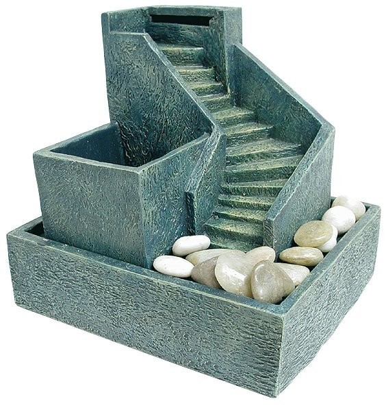 Fontaine decorative Escalier Pearl humidificateur air naturel interieur