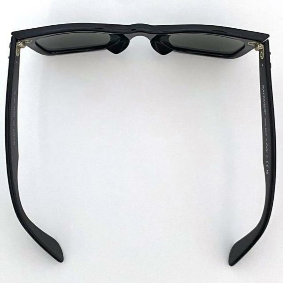 Ray Ban Sunglasses Ec20953 Black Wayfarer Rb 2140 Eyewear Plastic Used