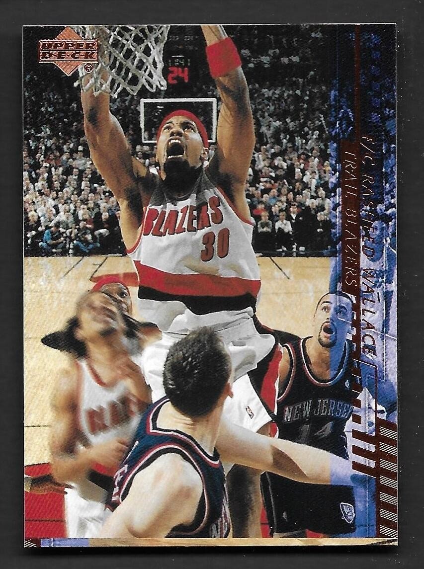 2000-01 Upper Deck #136 Rasheed Wallace Portland Trail Blazers