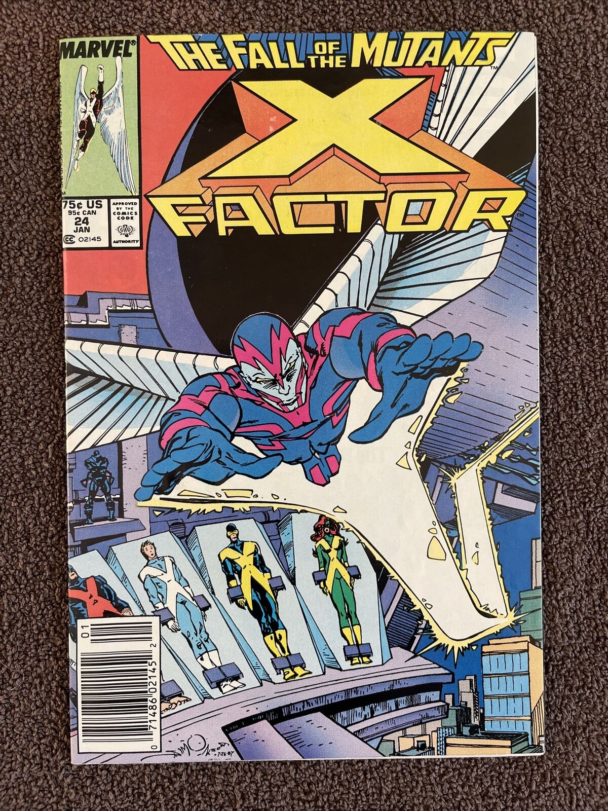 X-FACTOR #24 (Marvel, 1988) Apocalypse ~ 1st Archangel! Newsstand