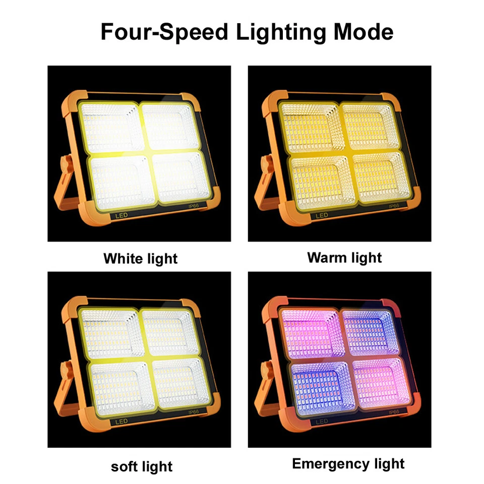20000 Lumen LED Work Light with Stand Dimmable Portable Worklight Camping Light - Image 2 of 4