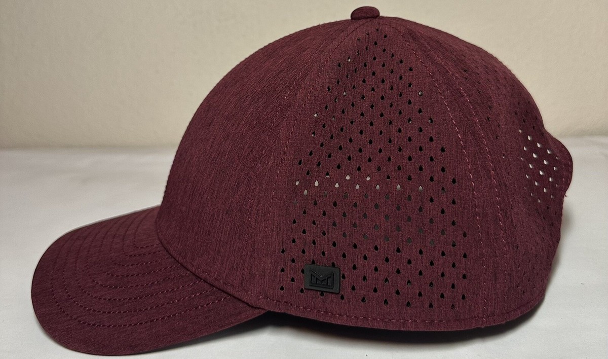 Melin A GAME HYDRO Performance Snapback Hat Heather Maroon