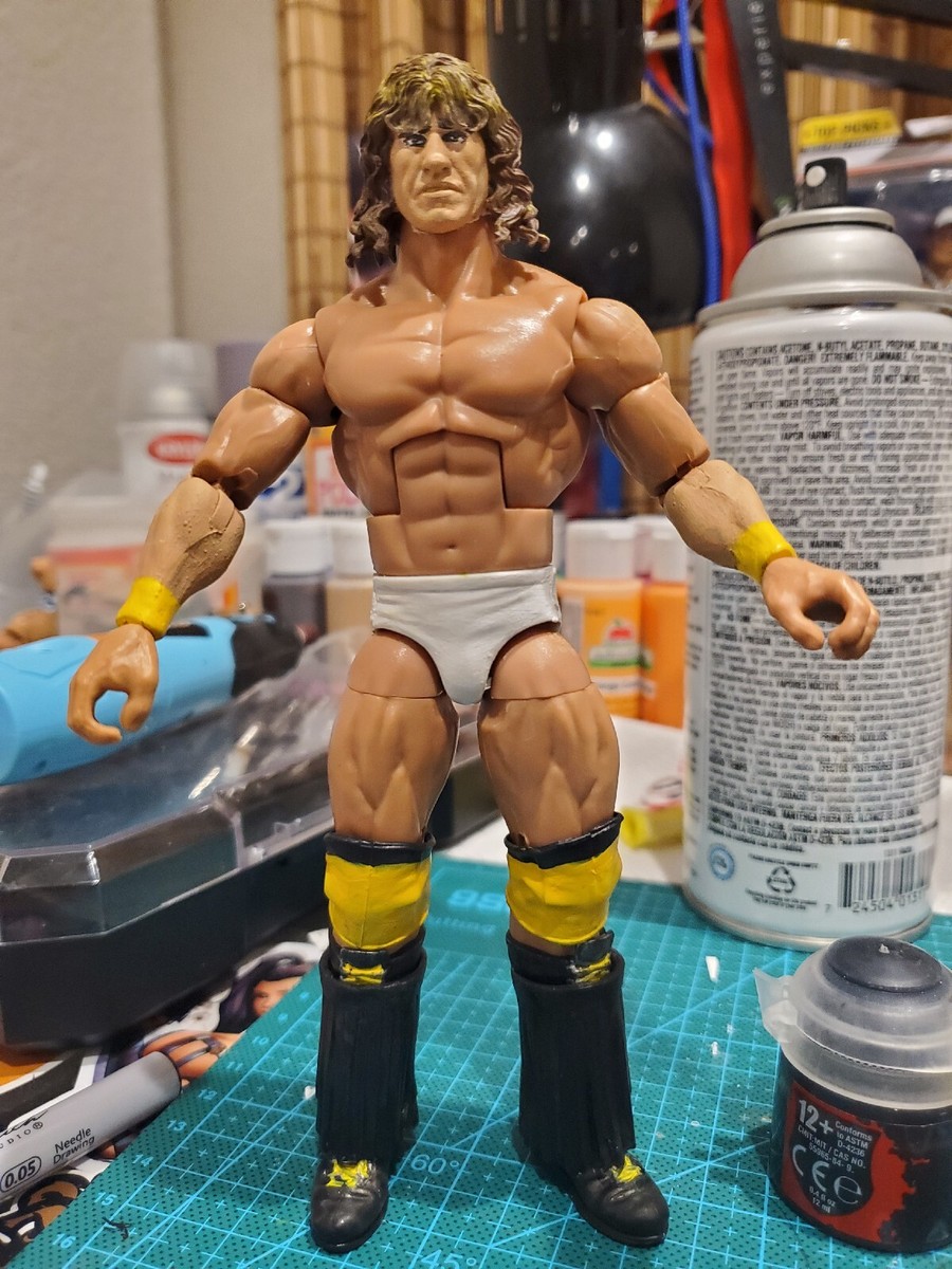 WWE Mattel Kerry Von Erich Custom Texas Tornado Elite hand painted