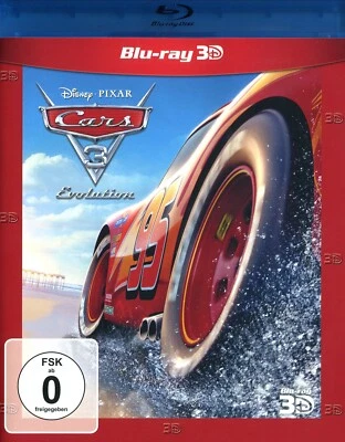 Cars 3 Evolution in 3D Neu Blu Ray Neu OVP - Bild 1 von 3