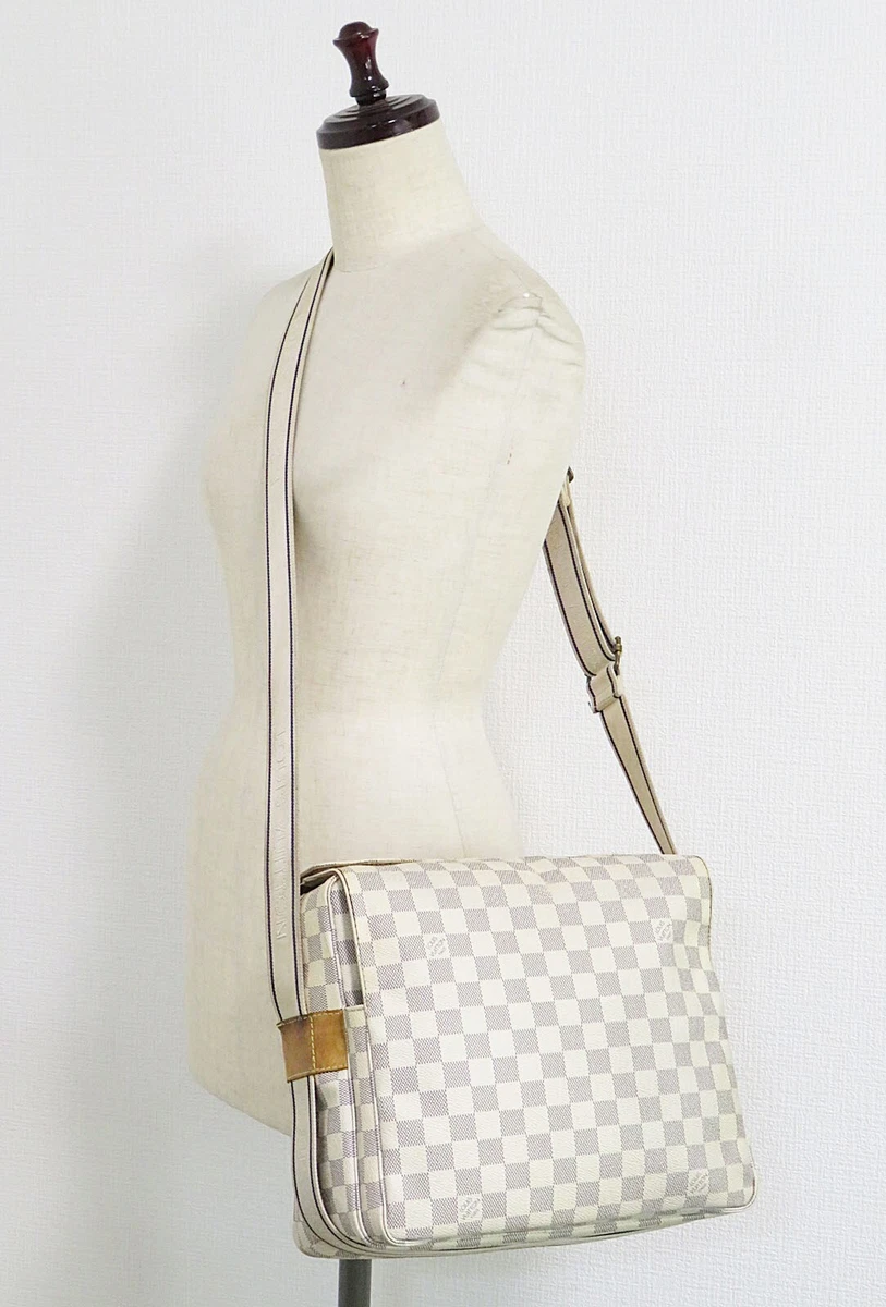 Authentic LOUIS VUITTON Naviglio Damier Azur Messenger Shoulder Bag #52873