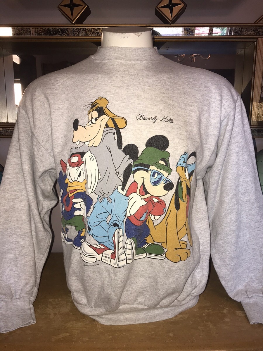 VINTAGE 90's WALT DISNEY BEVERLY HILLS MICKEY GOOFY HIP HOP VINTAGE 90's WALT DISNEY BEVERLY HILLS MICKEY GOOFY HIP HOP