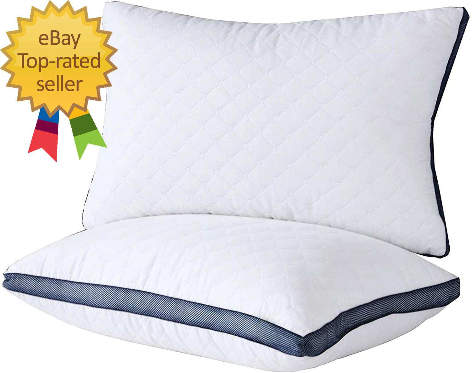 For Sleeping (2-pack) Luxury Hotel Pillows Queen Size Set Of