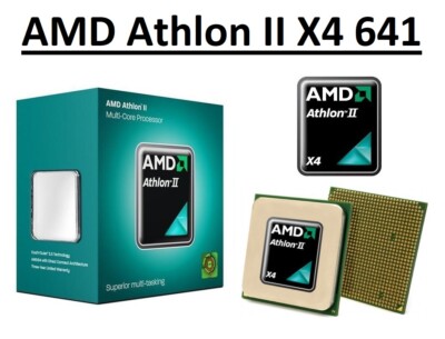 AMD Athlon II X4 641 Quad-Core Prozessor 2,8 GHz, Sockel FM1, 100W CPU 