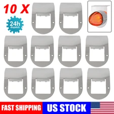 10PC Universal Mount Bracket Watermelon Under Glow Frame Bracket Stainless Steel