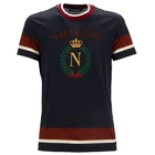 DOLCE & GABBANA DG Logo Royal Crown Napoleon Cotton T-Shirt Shirt Blue 13421