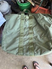Flyer's Kit Bag US Military Issue Nylon Canvas OD Green