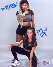 *HOT* WWE NXT KAYDEN CARTER & KATANA CHANCE DUAL SIGNED 8x10 BECKETT AUTO