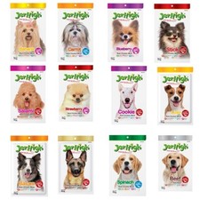 Jerhigh Dog Stick Snack Food Puppy Meat Meal Energy Pet Protein Chicken Real 60g