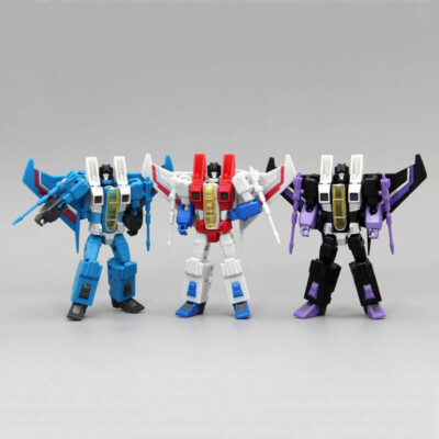 #ad #ad 3x Mini Transformers: Starscream Thundercracker Skywarp Figures Fighter Jet Team $33.99