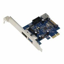 Built in 9Pin USB 2.0 Extender PCI Express PCIE To USB 3.0 Power eSATA Converter