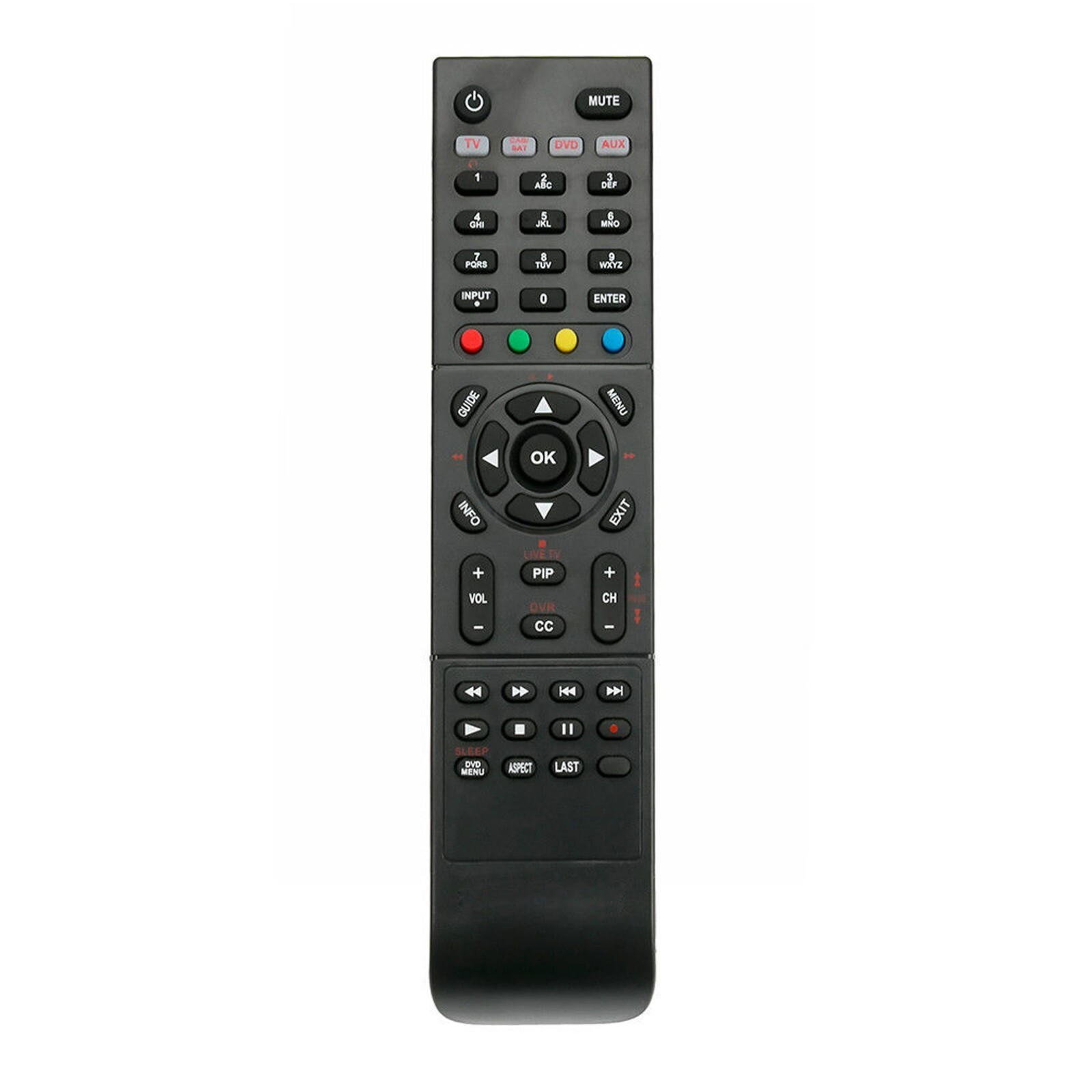 RC-201 Replaced Remote for Polaroid LCD TV RC201 FLM-4034B FLM-4234BH TDA-03211C