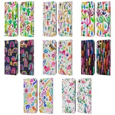 OFFICIAL NINOLA SUMMER PATTERNS LEATHER BOOK CASE FOR APPLE iPOD TOUCH MP3
