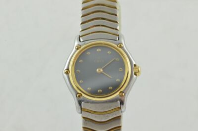 EBEL SPORT CLASSIQUE 23MM STAHL/GOLD QUARZ + STAHL BAND MINI 1057901 ARMBANDUHR