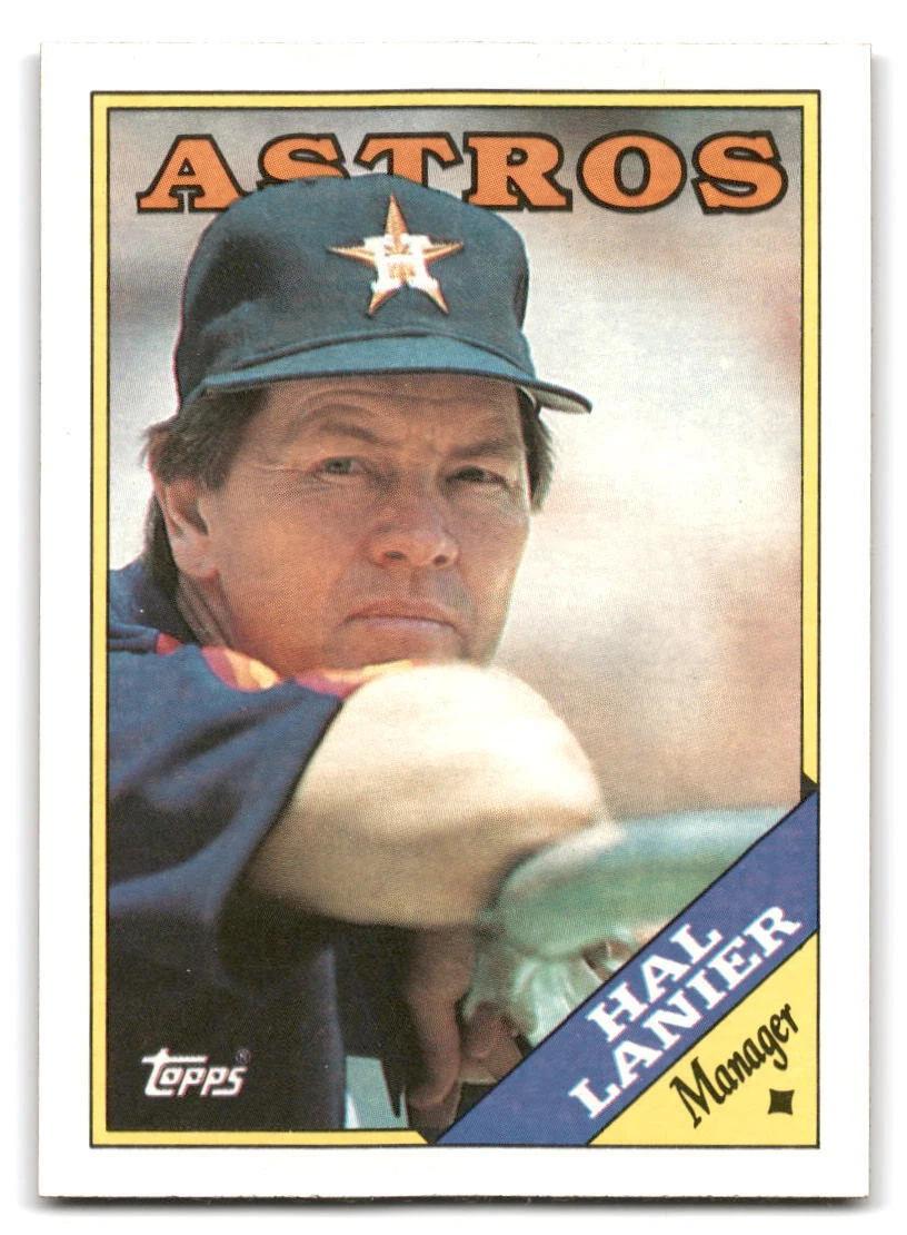 Hal Lanier 1988 Topps Baseball #684 Houston Astros