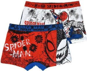 Marvel Spider-Man Boxershorts Für Jungen – 2er Pack Unterhose Aus Baumwolle, Bequem & Bunt – Blau, Gr. 128-164