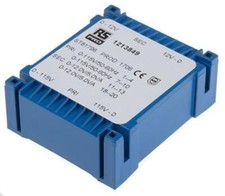 Image of 2 x 12V ac 2 Output PCB Mount PCB Transformer  10VA