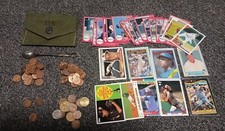 Wholesale Junk Drawer Collectors Lot Forgein Baseball Cards Spoon Army