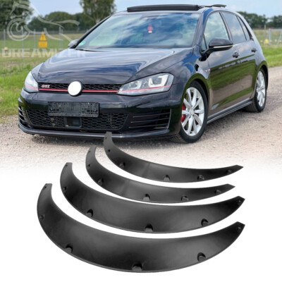 4.5'' Fender Flares Wide Body Kit Wheel Arches For VW Golf GTI MK7 MK6 MK5 MK3