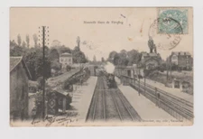 CPA 78 - NOUVELLE GARE DE VIROFLAY  - LOCOMOTIVE - TRAIN ..