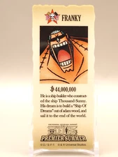 Franky One Piece Premier Summer Universal Studios Japan Limited Bookmark V003