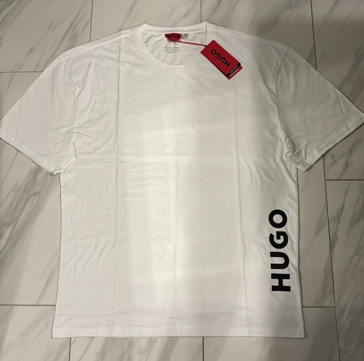 Hugo Boss::Tシャツ:M[RESALE] NWT Hugo Boss Black Jersey Logo Classic Short Sleeve T-Shirt